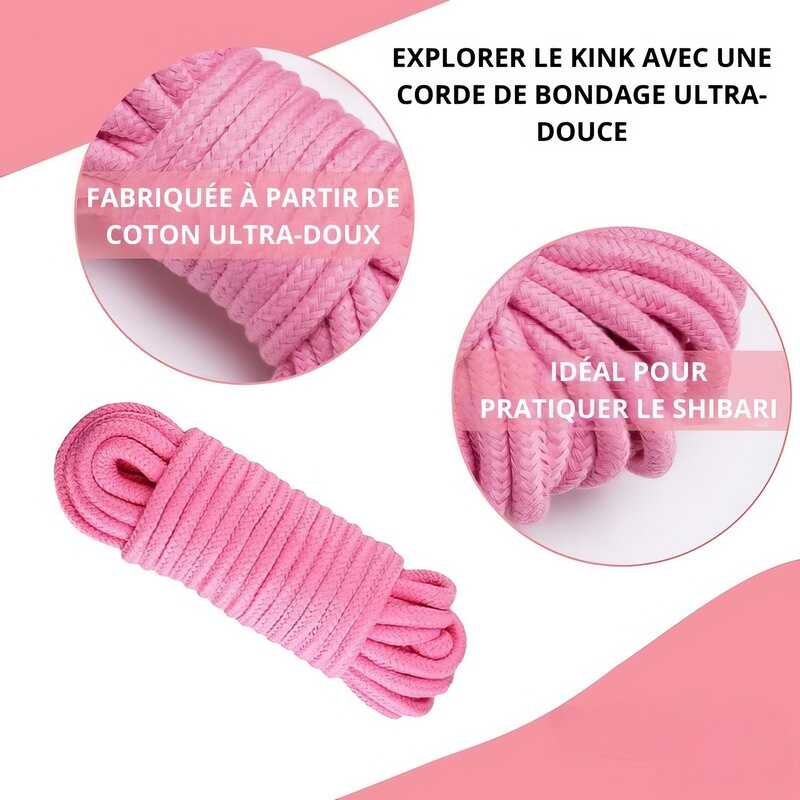 Rosa Shibariseil 3erpack