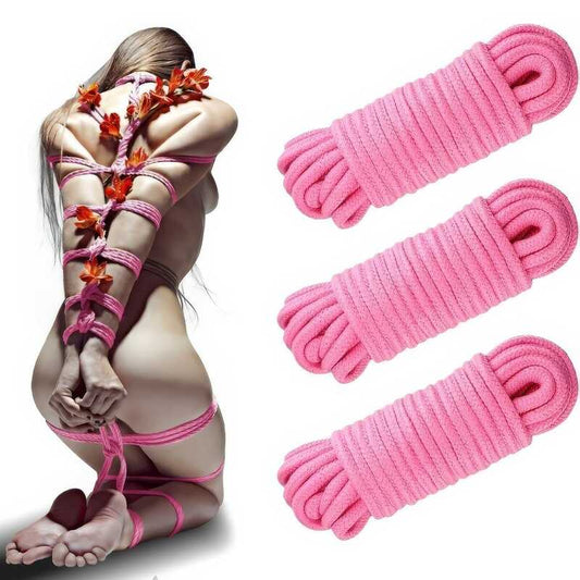 Rosa Shibariseil 3erpack – Produktbild
