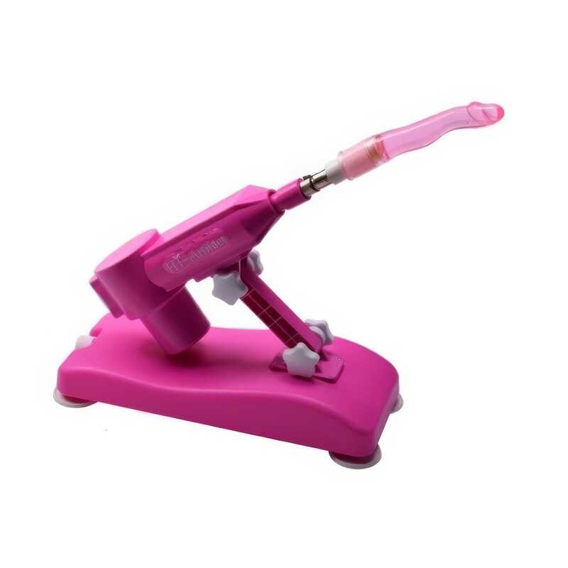 Rosa Fickmaschine Mit 8 Dildos