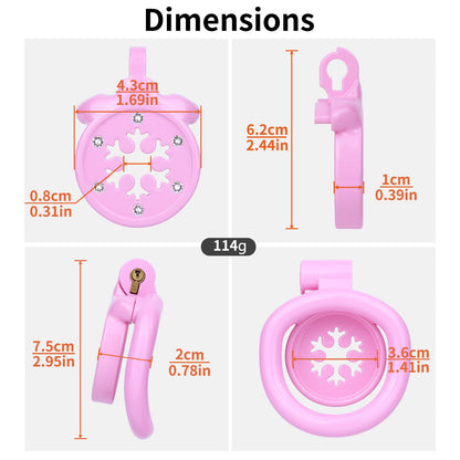 Diamantflach Keuschheitskäfig