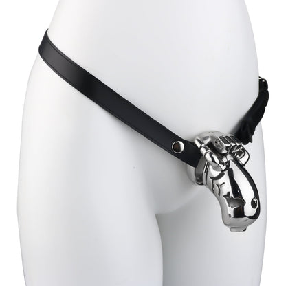 Dolphin Steel Chastity Cage with Anti-ring Removable - 14