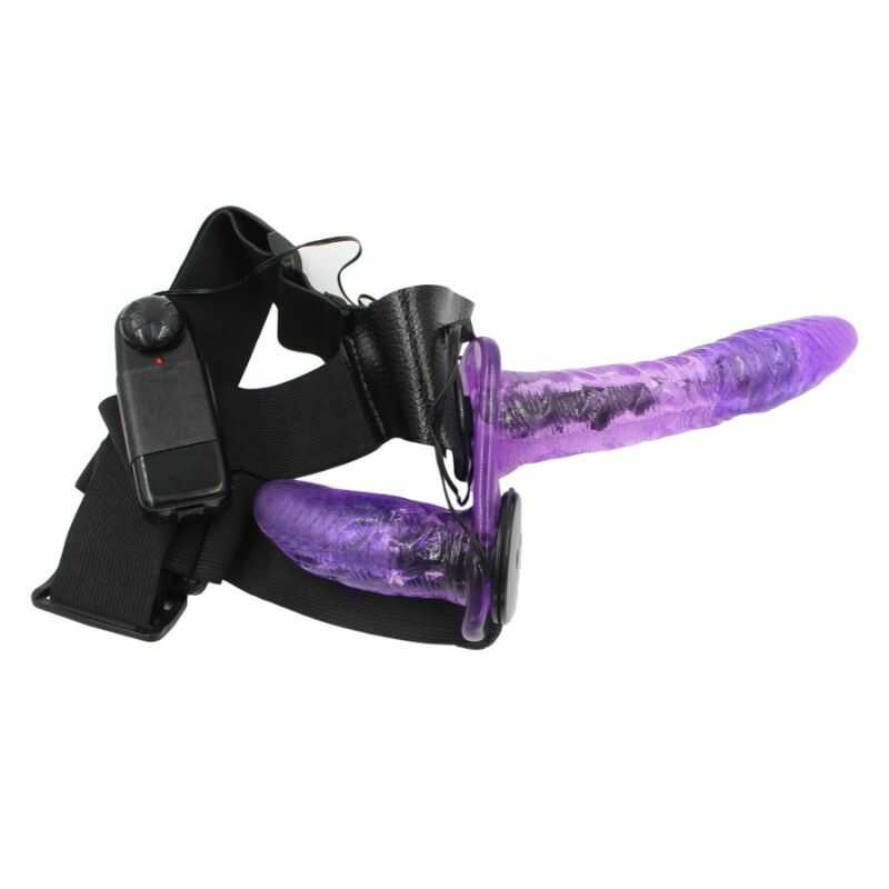 Doppelter Vibrierender Umschnalldildo