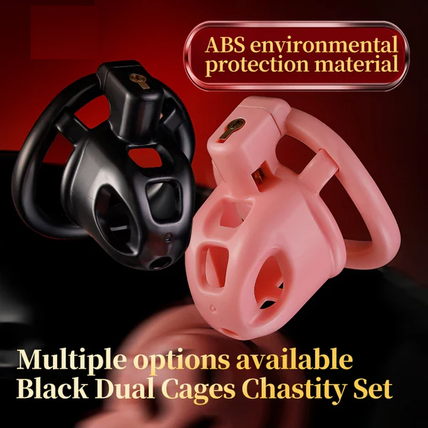 Dule Chastity Cage Set -5