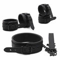 Bdsmhandschellenkragenset