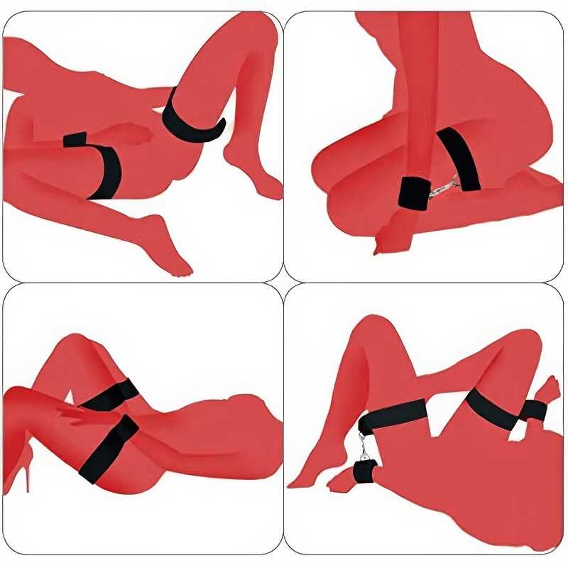 Handschellen Oberschenkel Handgelenke Set