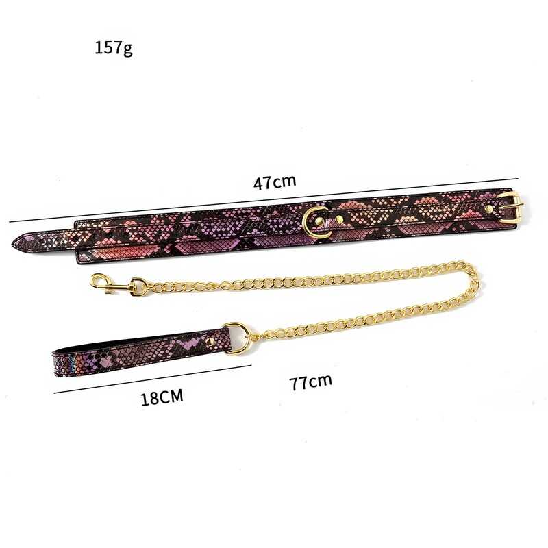 Schlangen leine Halsband BDSM