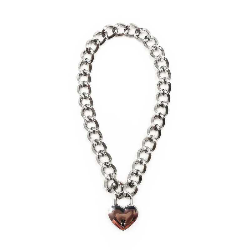 Bdsm Halsband Vorhängeschlosskette