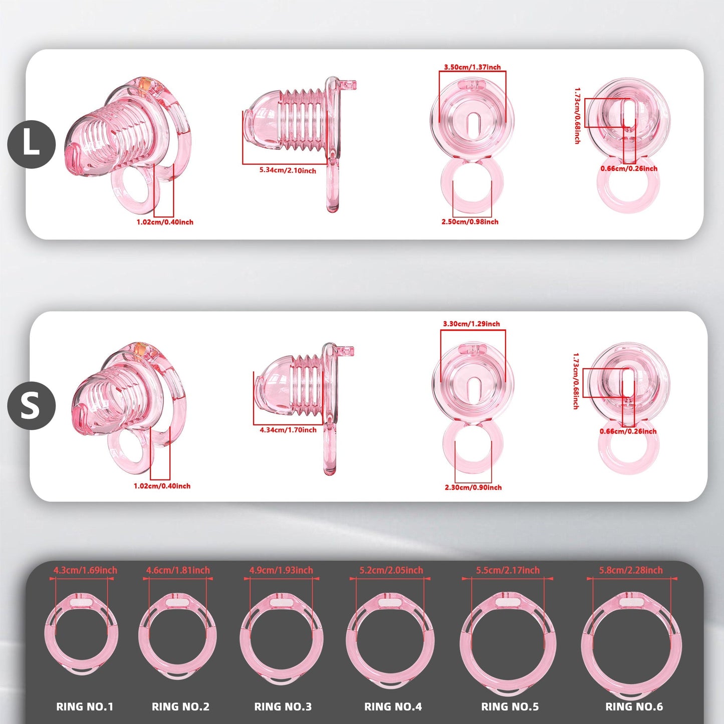 Erweiterbares Silikon Keuschheitskäfig mit Vibrationsplug