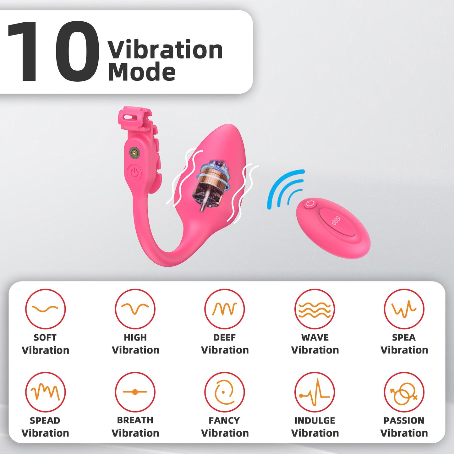 Erweiterbares Silikon Keuschheitskäfig mit Vibrationsplug