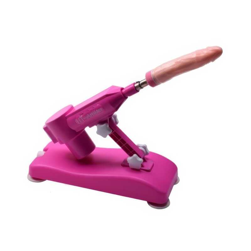 Rosa Fickmaschine Mit 8 Dildos