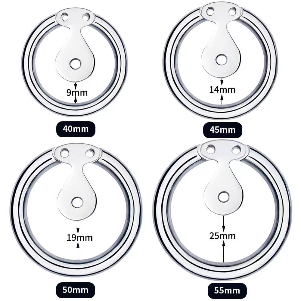 BDSM 412 Silikon Vagina-Optik Edelstahl Keuschheitskäfig