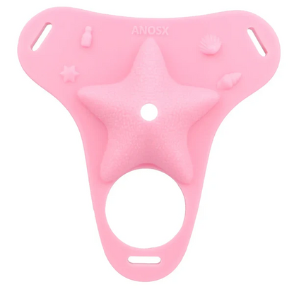 Fantasy Pink Conch Chastity Cage with Belt  25