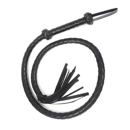 Geflochtene Leder bdsm peitsche – Produktbild