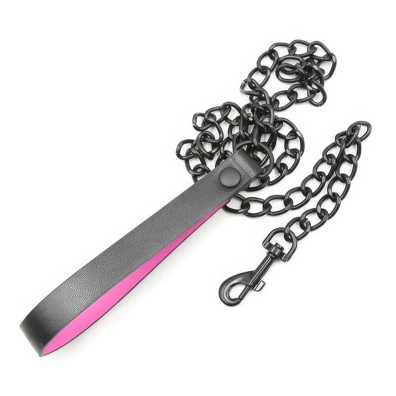 BDSM-Halsband aus gepolstertem Leinen – Produktansicht 3