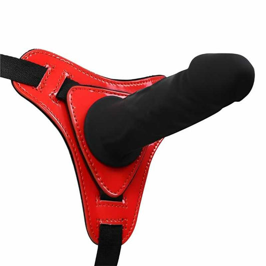 Realistischer Schwarzer Umschnalldildo – Produktbild