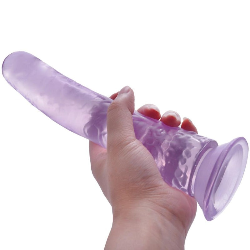 Lila Umschnalldildo