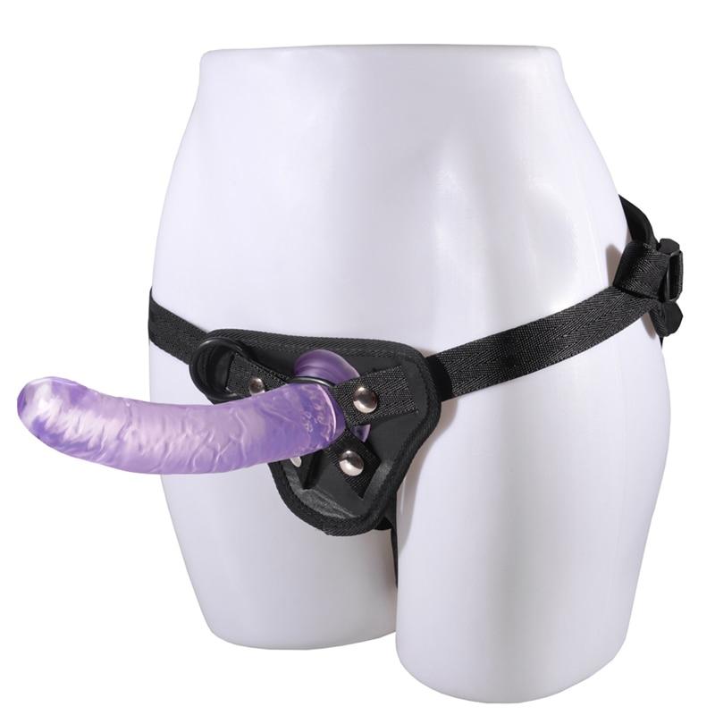 Lila Umschnalldildo – Produktbild