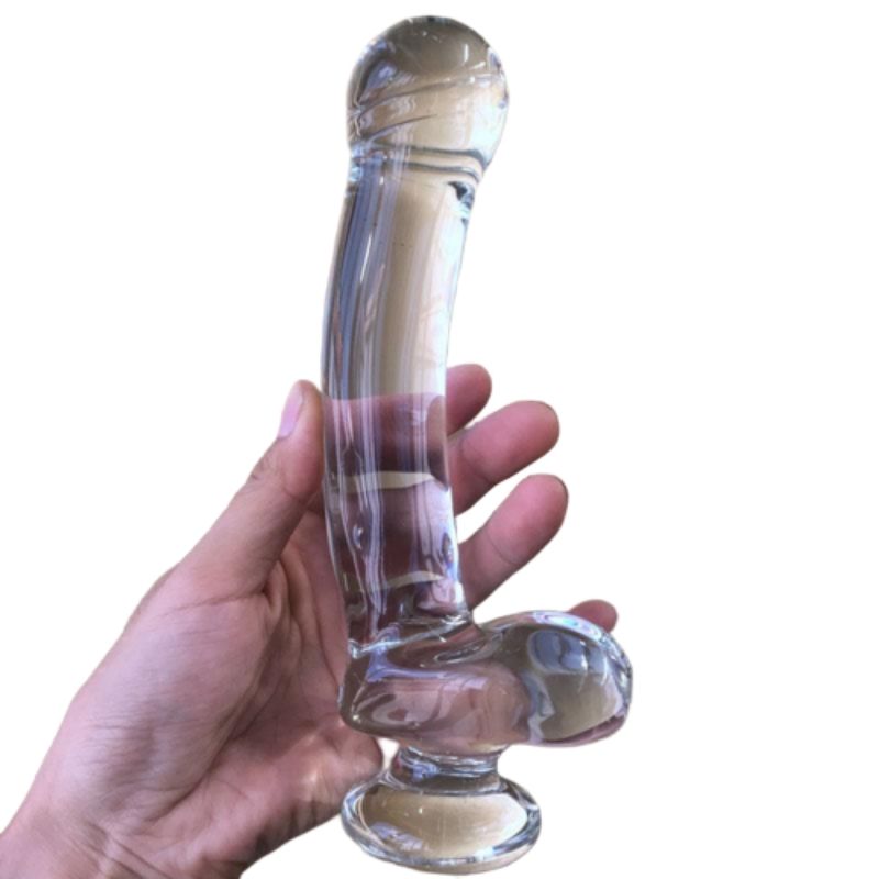 Realistischer Glasdildo – Produktbild