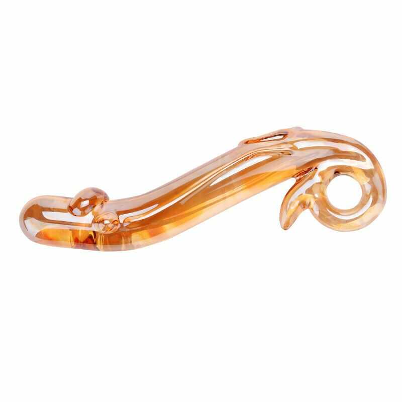 Goldener Glasdildo