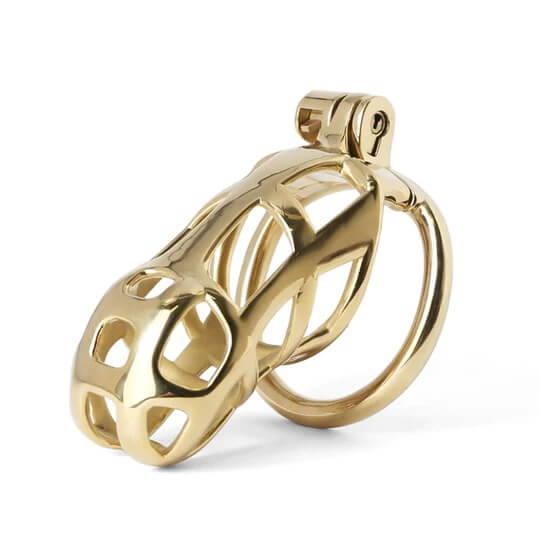 Gold Edelstahl MAMBA Keuschheitskäfig