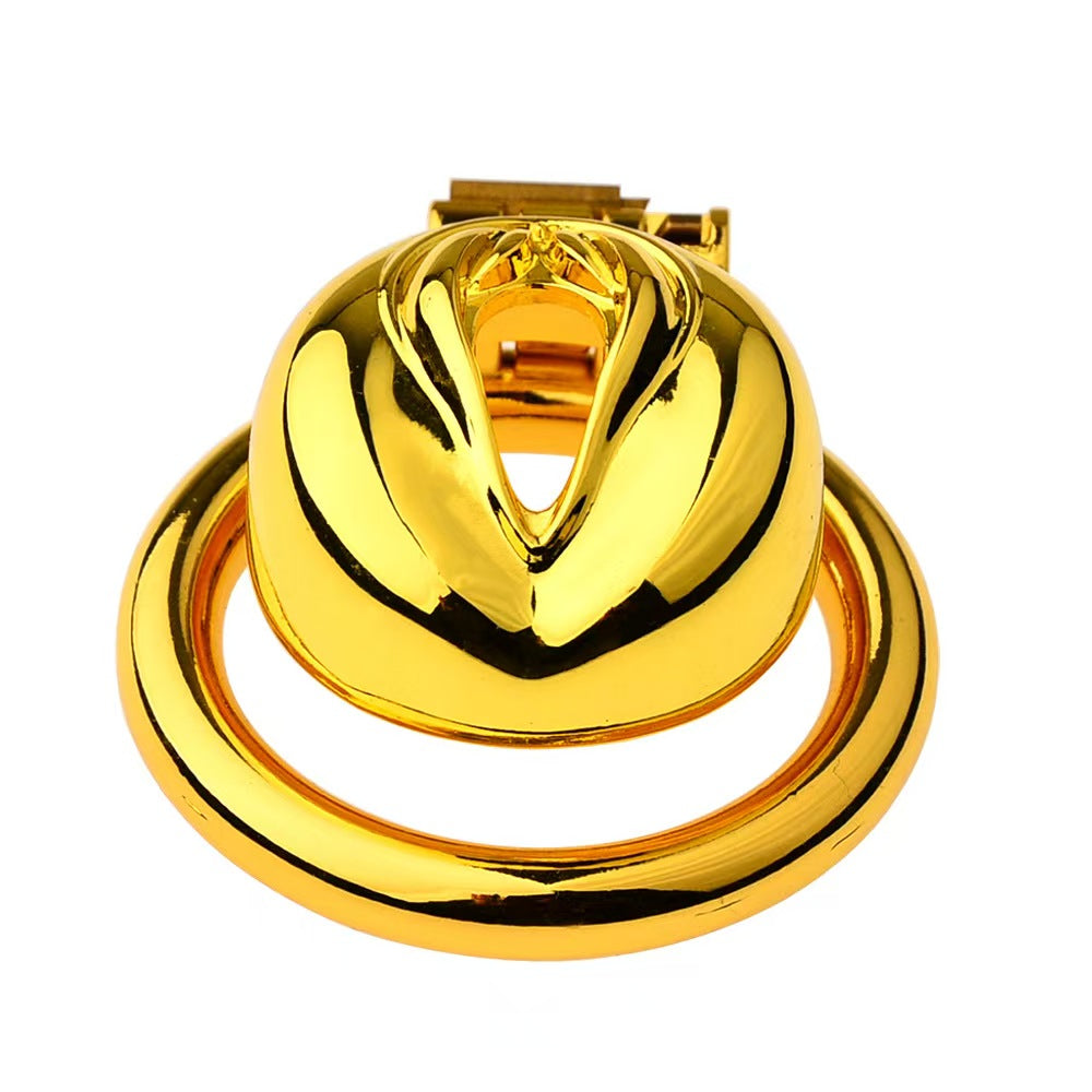 Goldenes Flachmetall Keuschheitsgerät