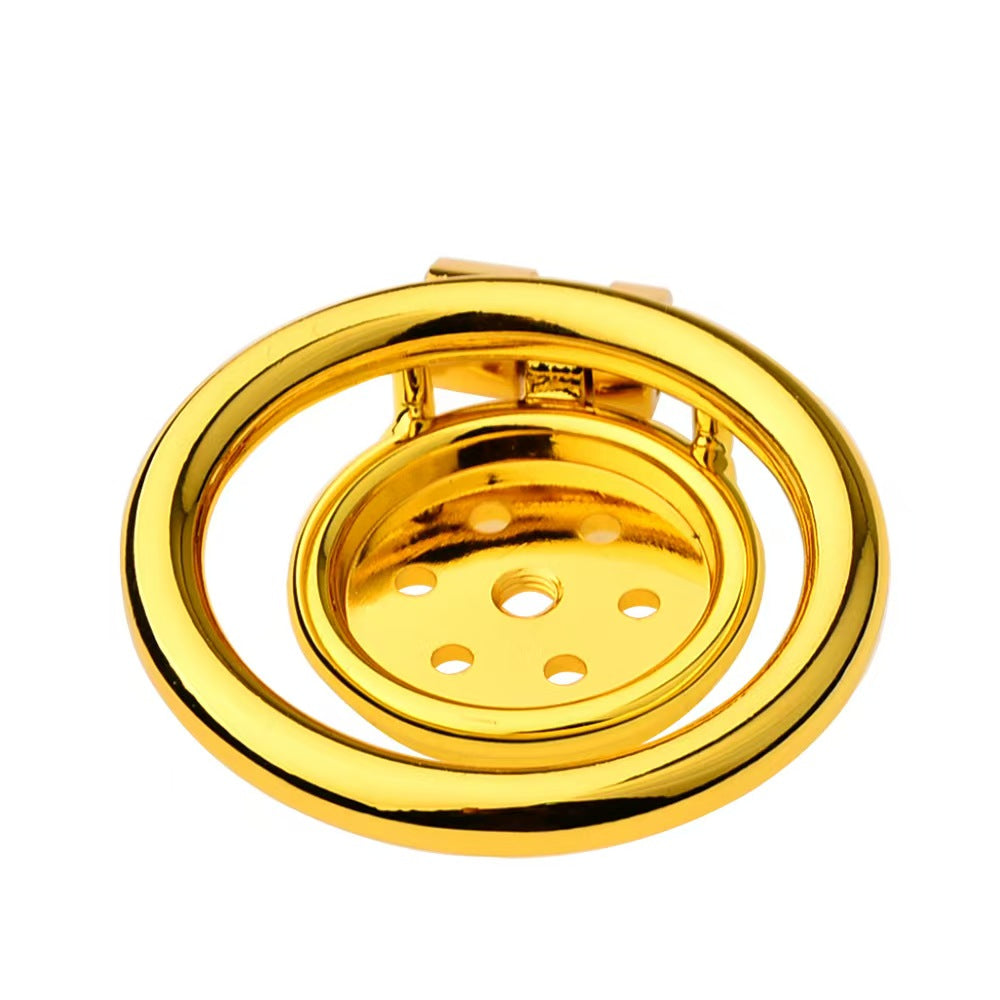 Goldenes Flachmetall Keuschheitsgerät