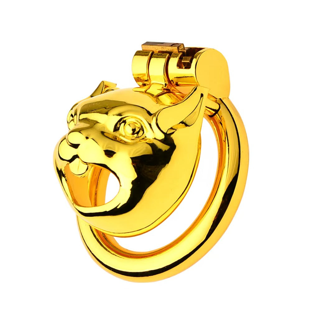 Goldenes Flachmetall Keuschheitsgerät