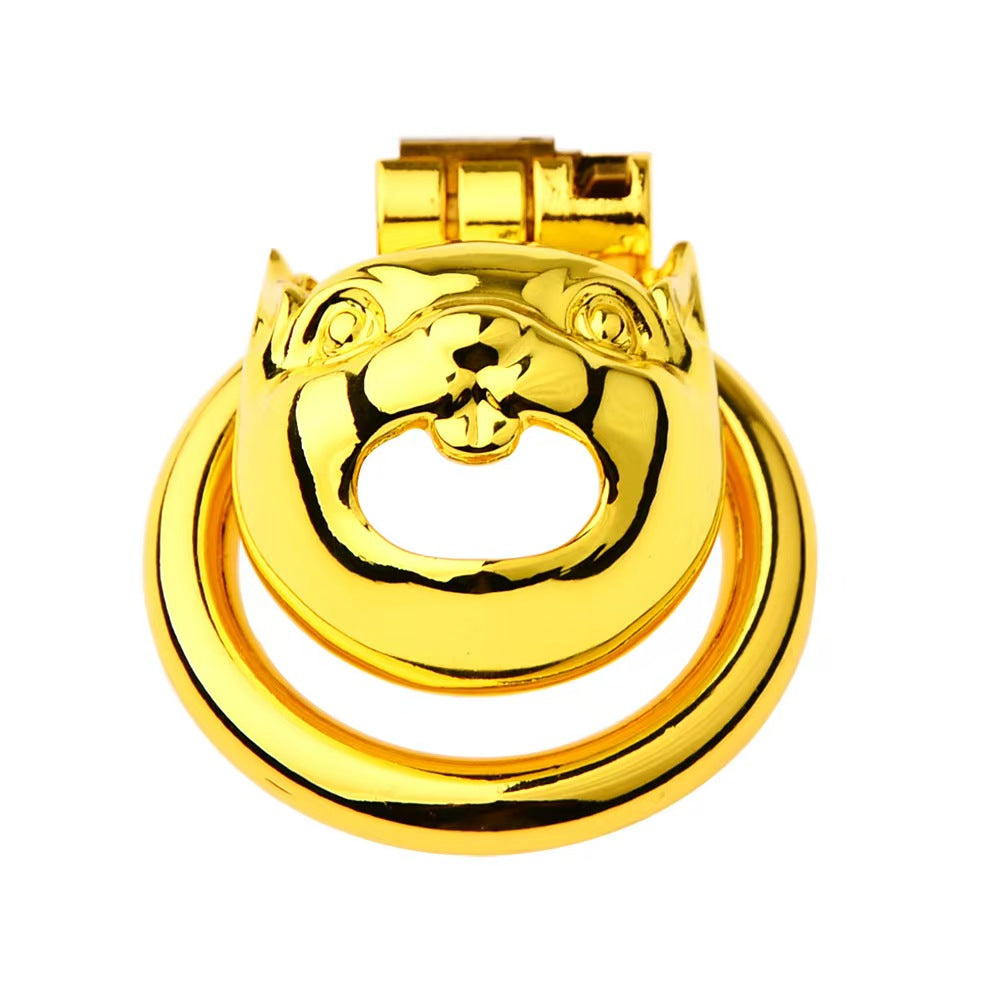 Goldenes Flachmetall Keuschheitsgerät