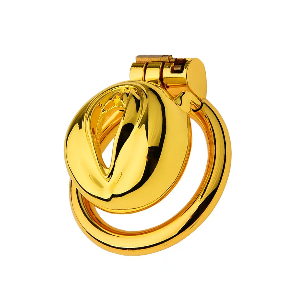 Goldenes Flachmetall Keuschheitsgerät