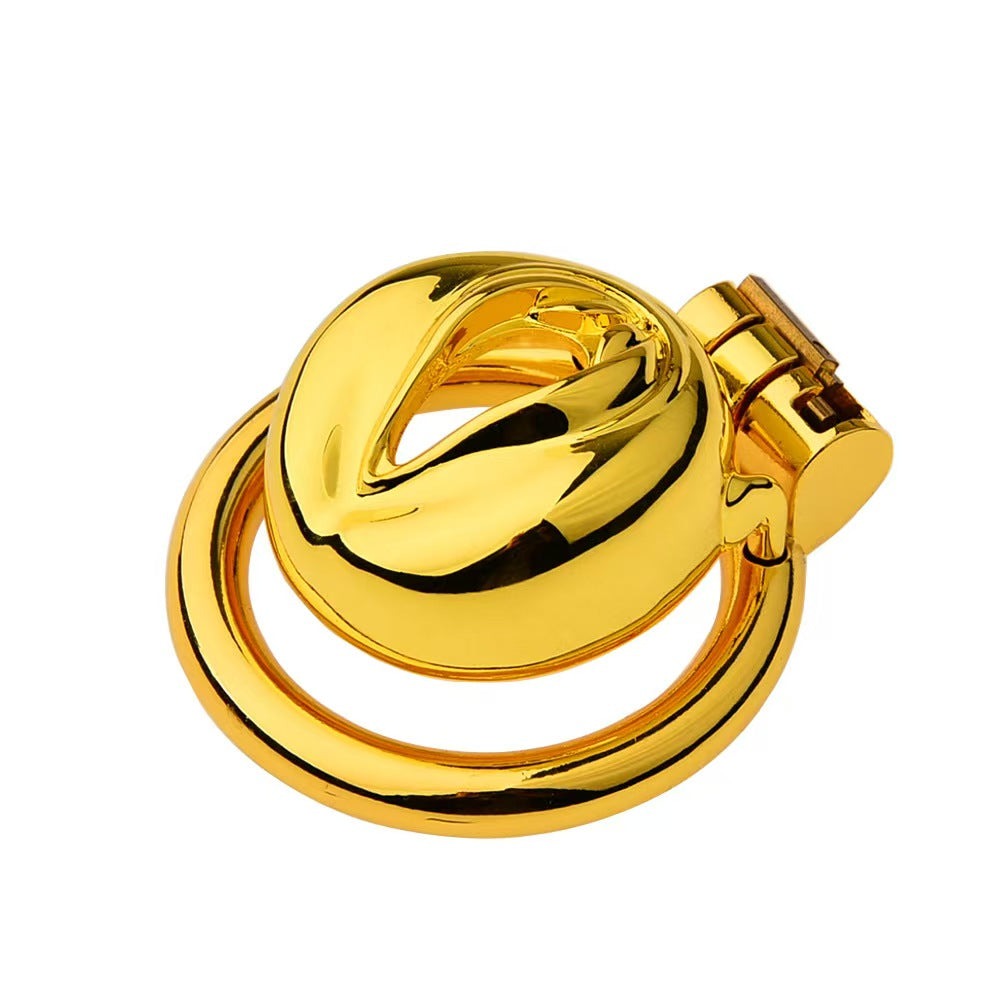 Goldenes Flachmetall Keuschheitsgerät