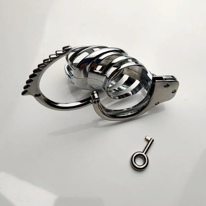 Handcuff verstellbar Metall für Männer Keuschheitskäfig
