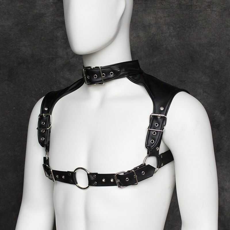 Torsoharness Und Halsband Für Herren BDSM