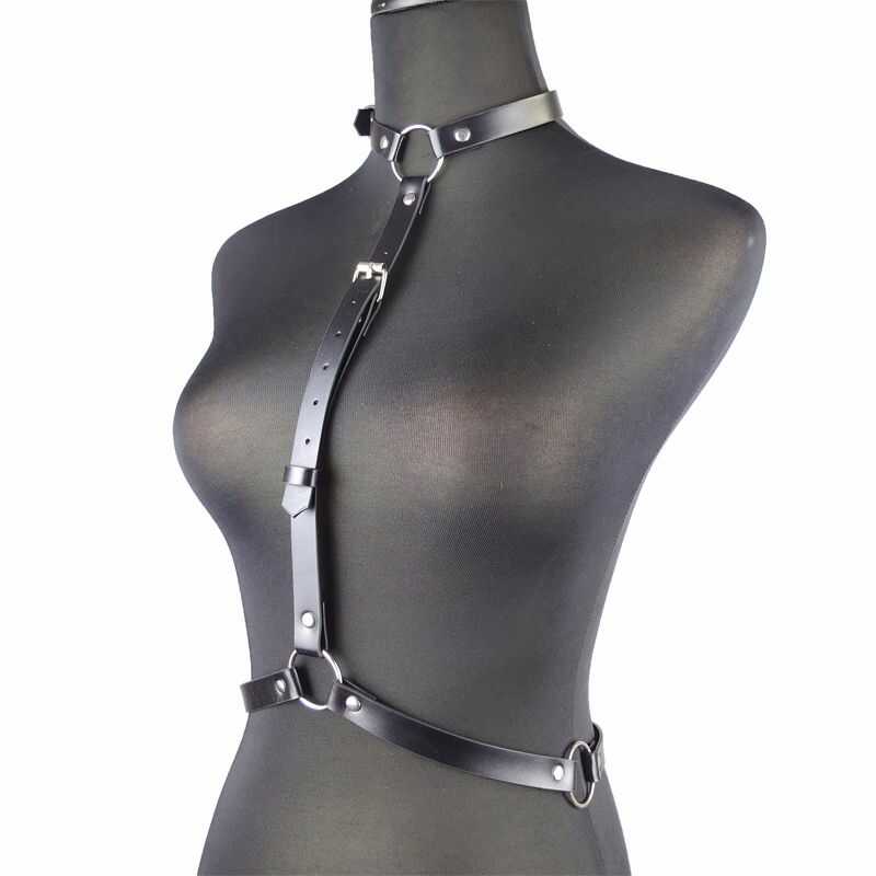 Leder bondage harness BH