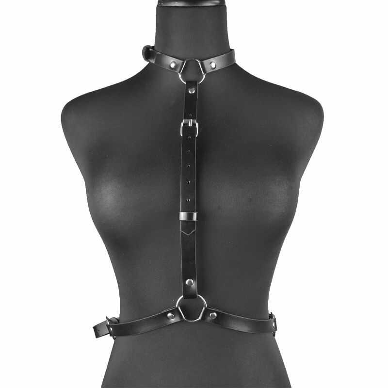 Leder bondage harness BH