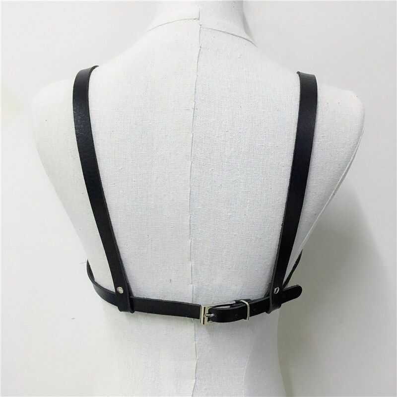 Leder bondage harness Für Damen – Produktansicht 5