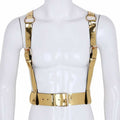 BDSM Harness Silberfarben