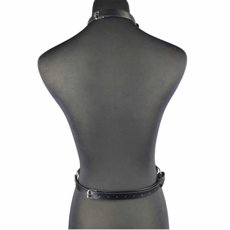 Leder bondage harness BH