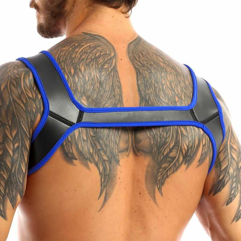 Herren Neopren Harness BDSM
