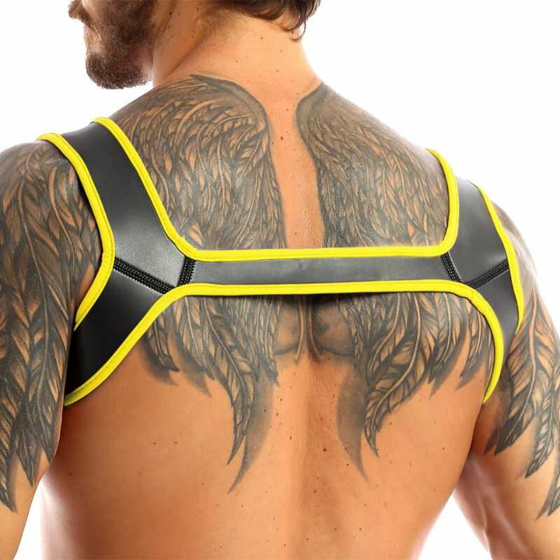 Herren Neopren Harness BDSM