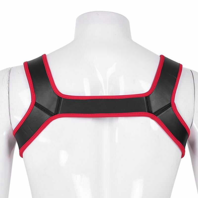 Herren Neopren Harness BDSM