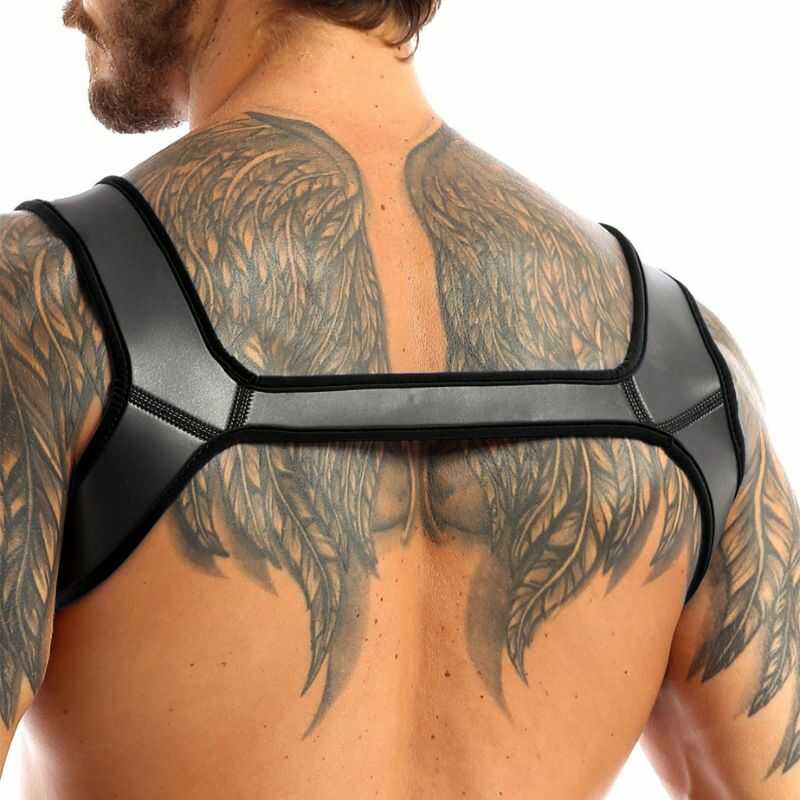 Herren Neopren Harness BDSM