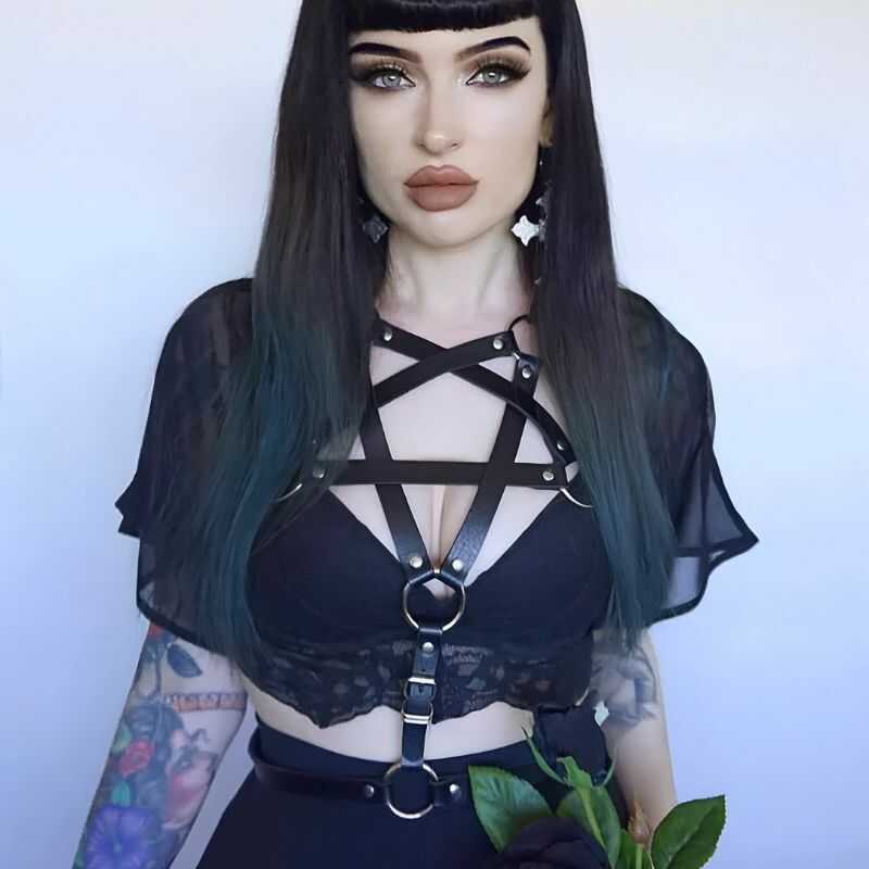 Pentagramm bondage harness