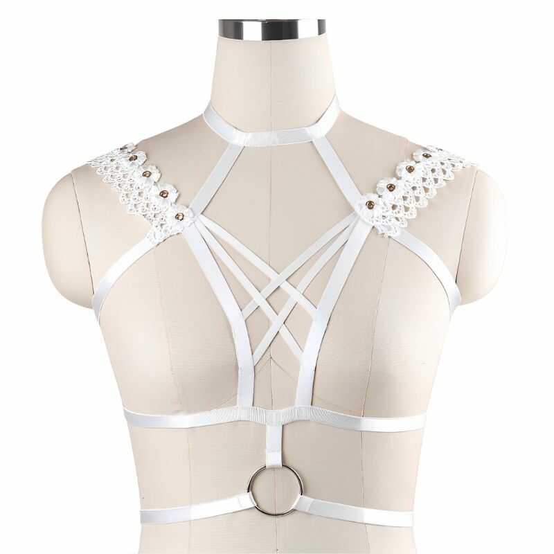 Sexy Blumen BDSM Harness – Produktansicht 4