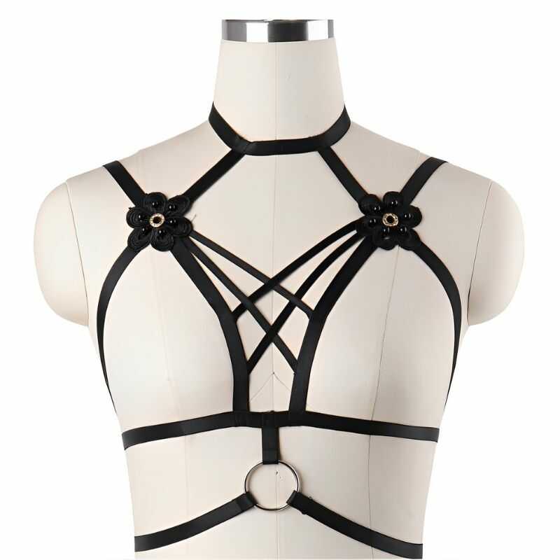Sexy Blumen BDSM Harness