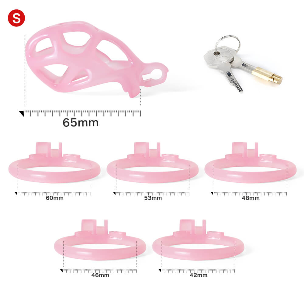 Design Ice Vision Rosa Mamba Keuschheitskäfig