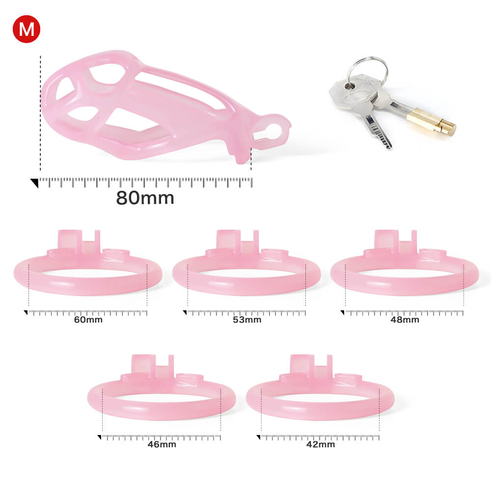 Design Ice Vision Rosa Mamba Keuschheitskäfig