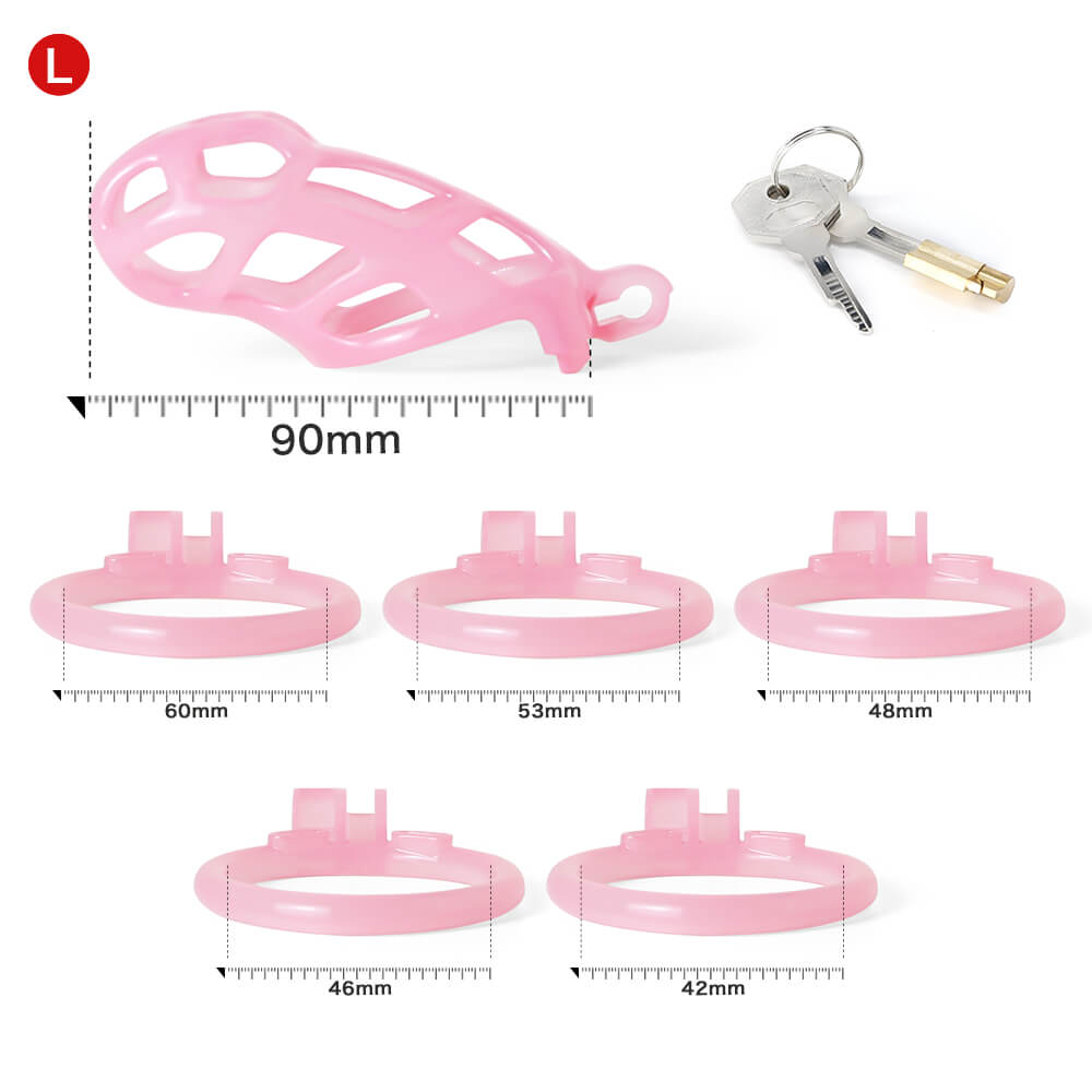 Design Ice Vision Rosa Mamba Keuschheitskäfig