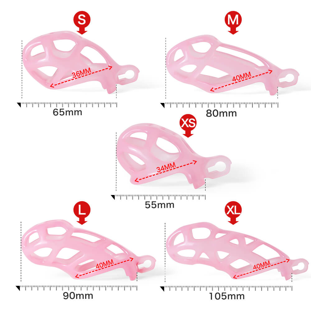 Design Ice Vision Rosa Mamba Keuschheitskäfig