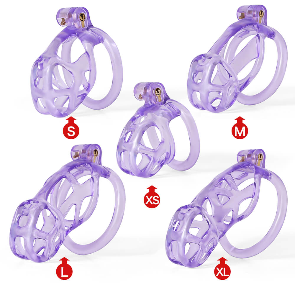Desigh Ice Vision Purple Mamba Keuschheitskäfig