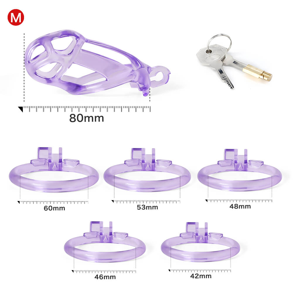 Desigh Ice Vision Purple Mamba Keuschheitskäfig